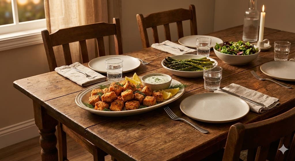 Crispy Keto Salmon Bites