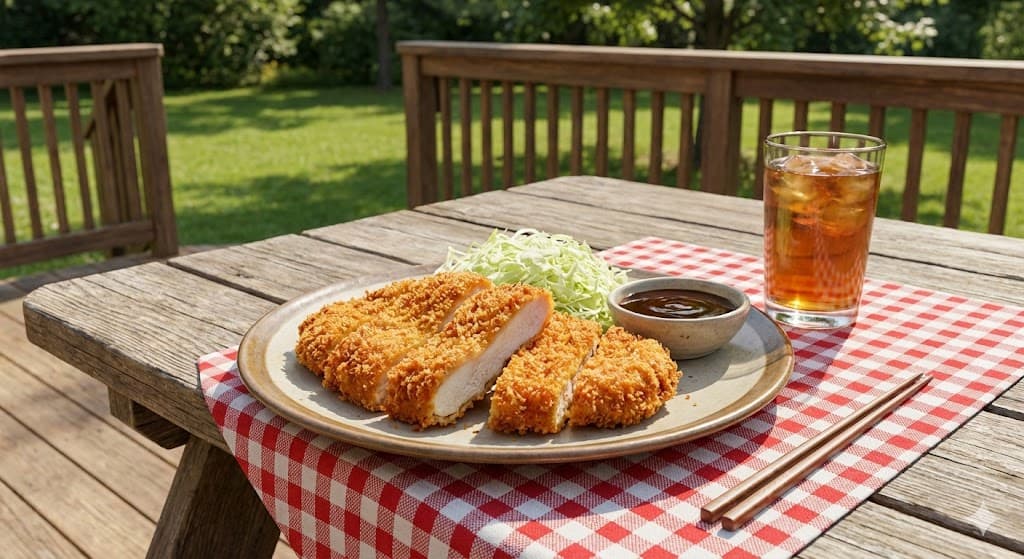 Air Fryer Chicken Katsu (Crispy Japanese Panko Cutlet)